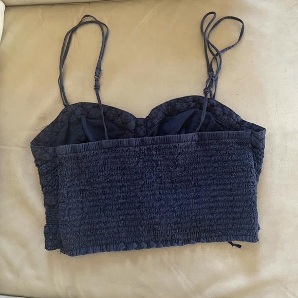 Blue halter top - Picture 2 of 3